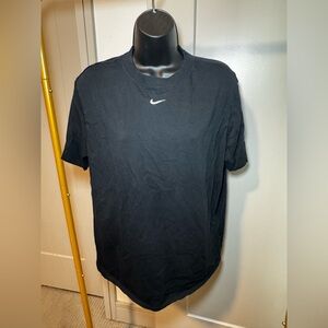 Nike Women’s Black Essential Embroidered Swoosh Tee